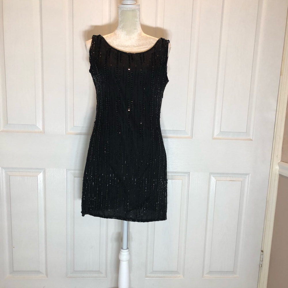 Beaded evening dress